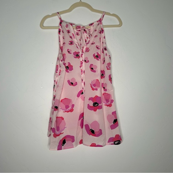2 Cabi Floral Tank Blouses Red and Pink Size Medium Spring Summer Office Work - Picture 10 of 13